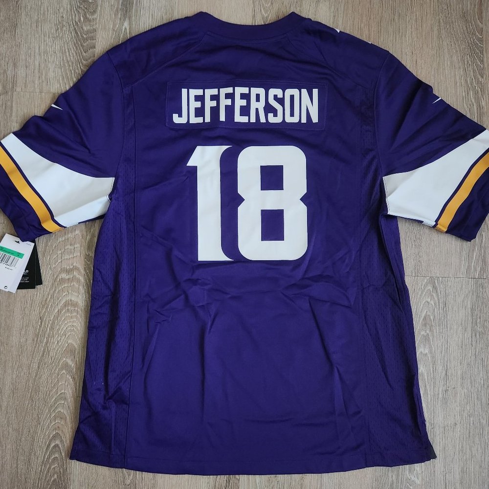 Minnesota Vikings Justin Jefferson Nike Game Jersey Men's Size XL